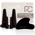 thumbnail image 1 of Set de ventosas faciales y herramienta facial Gua Sha Rena Chris Black, 1 of 8