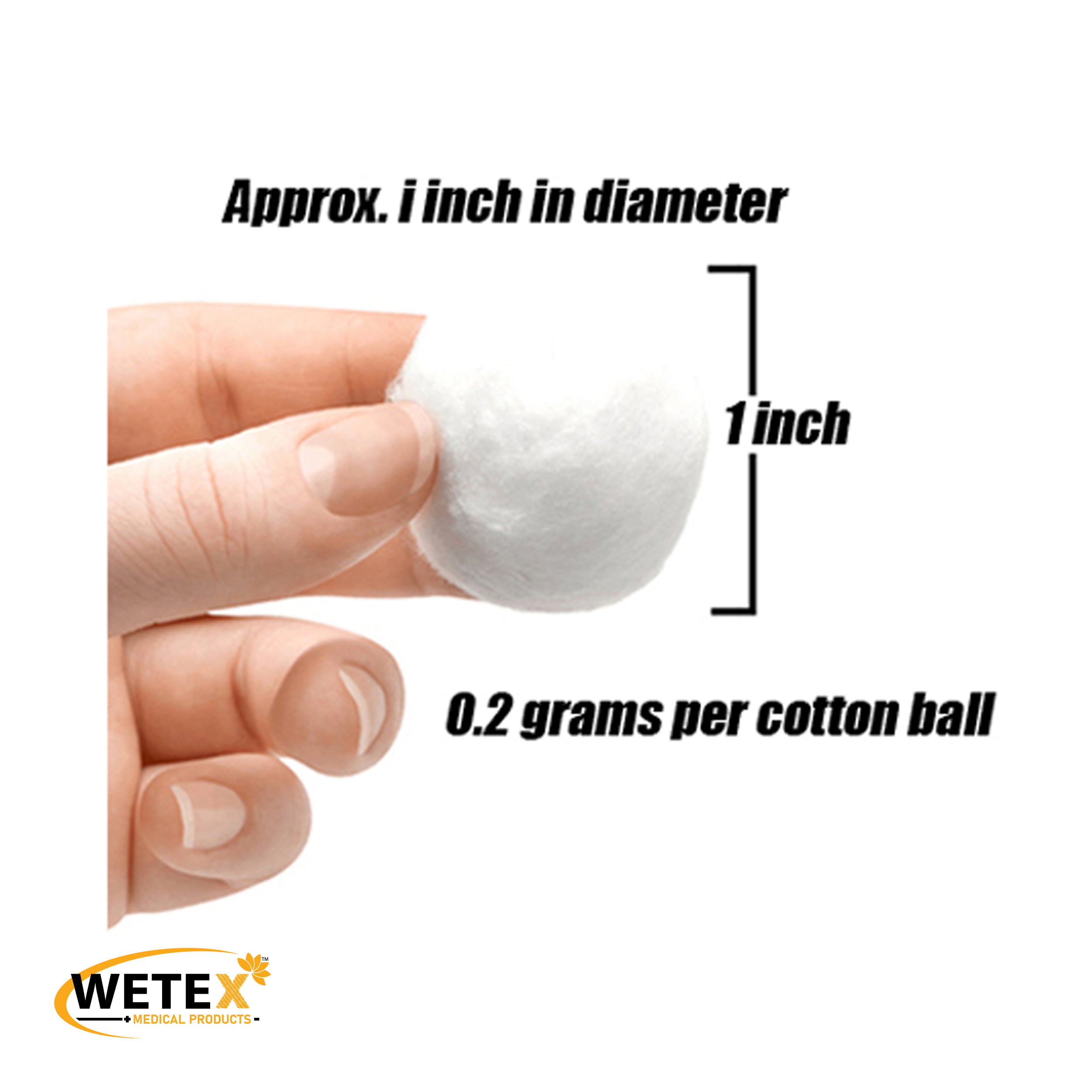 Cotton Balls Medium Sized-500ct
