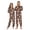 W913, variant on joogoo Cartoon Gorillas-a1 Unisex Adults Onesies Pajamas Jumpsuits L