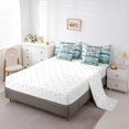 thumbnail image 3 of YST Lake House Comforter Set, Black Sketch Lines, 7-Piece, Queen, 3 of 5