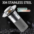 thumbnail image 2 of 4pcs Drain Stopper, Stainless Steel Floor Drain Filter, Stainless Steel Basin Drain Filter,Stainless Steel Drain Filter, 2 of 5