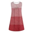 BZGTZT Summer Womens Tank Dress 2025 Trendy Button V Neck Mini Dress