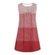 thumbnail image 2 of Vestido sin Mangas para las Mujeres Fragmentado Flash de Colores Impreso Botón Suéter Cuello Redondo Vestido, Vestido de Fiesta de Poliéster para Diario, Muestra Caso, 2 of 5