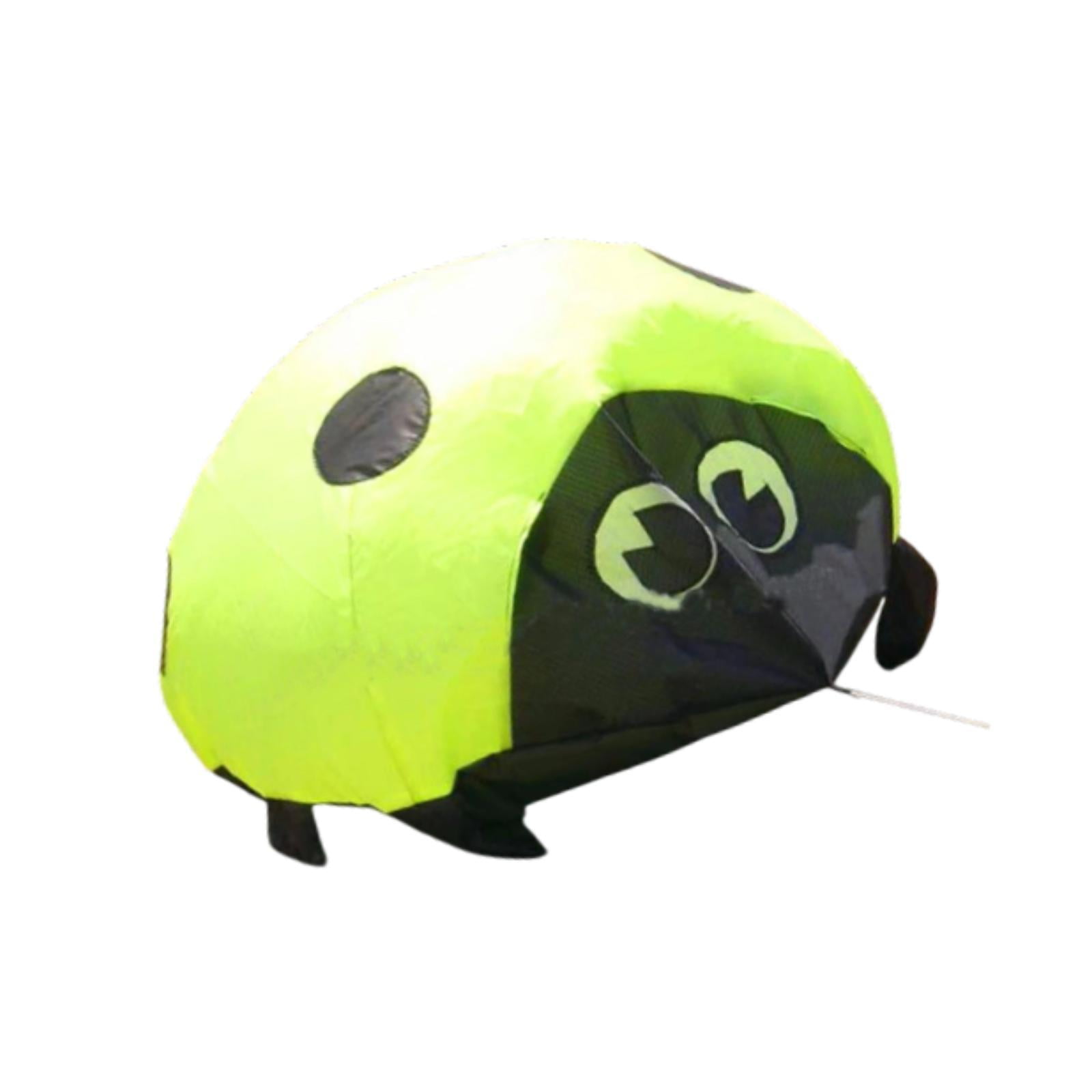 Dualoai 3D Kite Large Ladybird Beach Kites for Outdoor with Kites String Frameless Gift