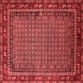 thumbnail image 1 of Ahgly Company Indoor Square Oriental Red Industrial Area Rugs, 3' Square, 1 of 4