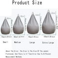 thumbnail image 2 of Bean Bag Chairs Cover (No Filler)( 27-32 inch) Grey, 2 of 5
