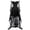 Black, variant on Steampunk Breathable Long Sleeve Bustiers Corset with Skirt Women Party Set Purple S