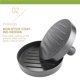 thumbnail image 5 of Yuarrent Prensa para hamburguesas de aleación de aluminio con revestimiento antiadherente molde multiusos para hacer hamburguesas plegable con mango Herramientas y accesorios para hornear Yuarrent HA018627-00, 5 of 6