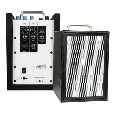 Sunburst Gear MM1P MM1P Three Channel Portable Bi-Amp 4 in. Speaker System - each