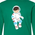 thumbnail image 4 of Inktastic Astronaut Boy, Cosmonaut, Space Flight, Cute Boy Long Sleeve Youth T-Shirt, 4 of 5