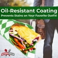 thumbnail image 5 of Avant Grub 12 x 12 inch Extra Large Green and White Food Wax Paper, 300 Sheet per Pack, 5 of 6