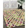 thumbnail image 2 of Ahgly Company Indoor Rectangle Patterned Cardboard Brown Gold Area Rugs, 6' x 9', 2 of 6
