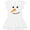 AA-White, variant on Inktastic Snowman Face Girls Toddler Dress