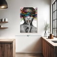 thumbnail image 3 of Elephant Stock Sounds Of Silence Wall Art - Vertical Canvas Wall Art - Living Room Wall Decor - People Canvas - Gray And Beige Decor By Ashvin Harrison - 26" x 39", 3 of 8