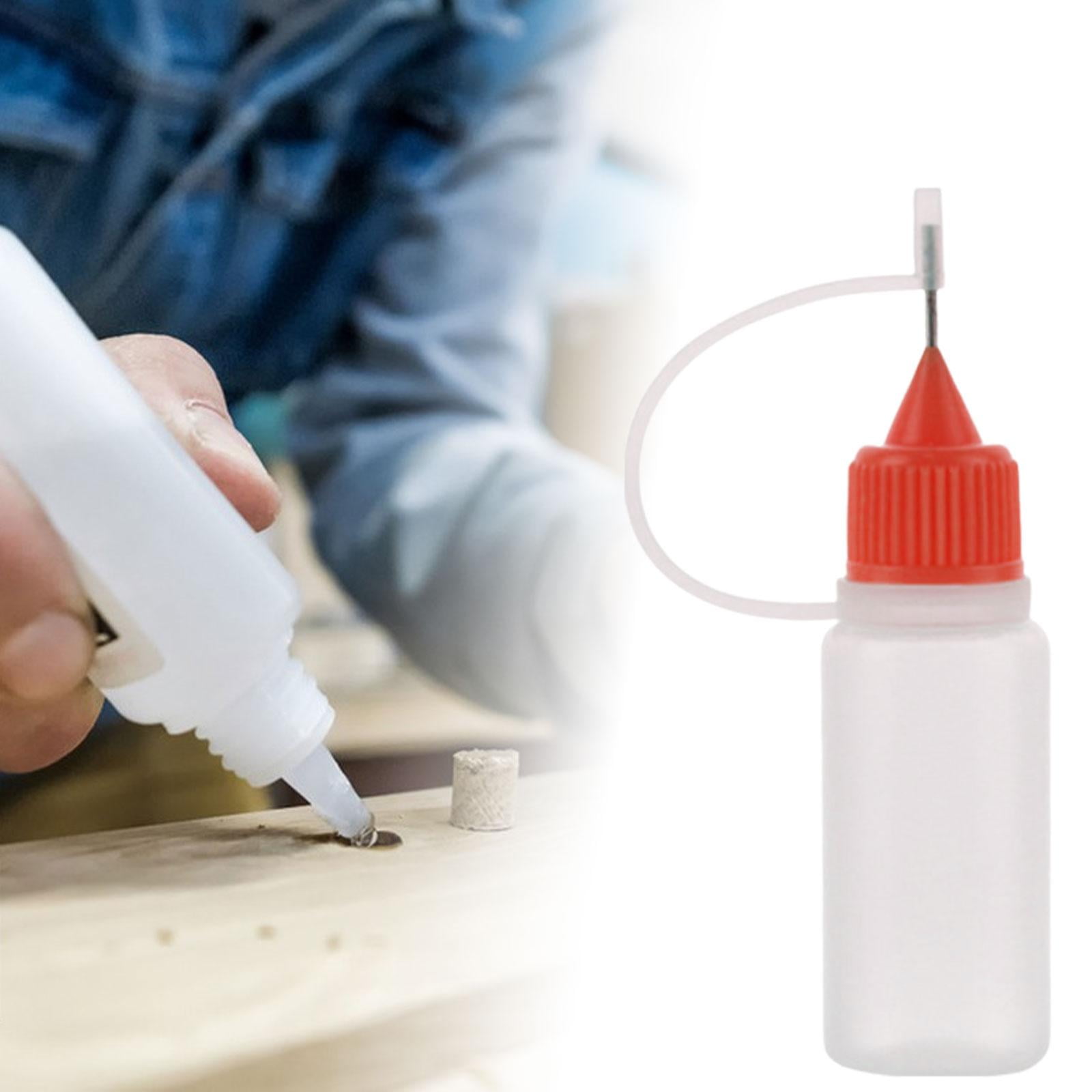5Pcs/1Pcs 10/20/30/50/100ml Squeeze Bottles Needle Tip PE Glue Applicator Bottle  Craft Tool Transparent for Paper Quilling