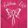 thumbnail image 2 of Celebrate Life Breast Cancer Support Women Plus Size Graphic Pullover Hoodie Brisco Brands 4X, 2 of 3
