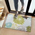 thumbnail image 2 of Green and Blue Pioneer Flower Pattern Door Rugs,Washable Non Slip Door Mats Indoor,Decorative Door Mats,Entry Mat Indoor for Entrance,Bedroom,Kitchen,Bathroom,16"x24", 2 of 6