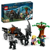 LEGO Harry Potter Hogwarts Carriage & Thestrals Set 76400, Building Toy for Kids 7 Plus Years Old with 2 Winged Horse Figures and Luna Lovegood Minifigure