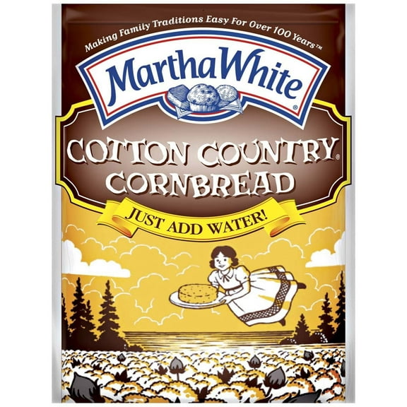Martha White Cotton Country Cornbread, Buttermilk 6 Oz (Pack of 6)