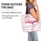 thumbnail image 2 of Balery Flamingo Bolsa Tote Estilo Estético con Cremalleras, Bolsa de Hombro, Bolsa de Compras Grande y Plegable, 2 of 8