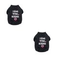 thumbnail image 3 of Ropa para mascotas Abrigo para mascotas Fácil Adorable Divertido Llamativo Perros Camisas Reutilizable Cachorro Jersey Impreso Cartas Type1 NO1 Greeniant, 3 of 6