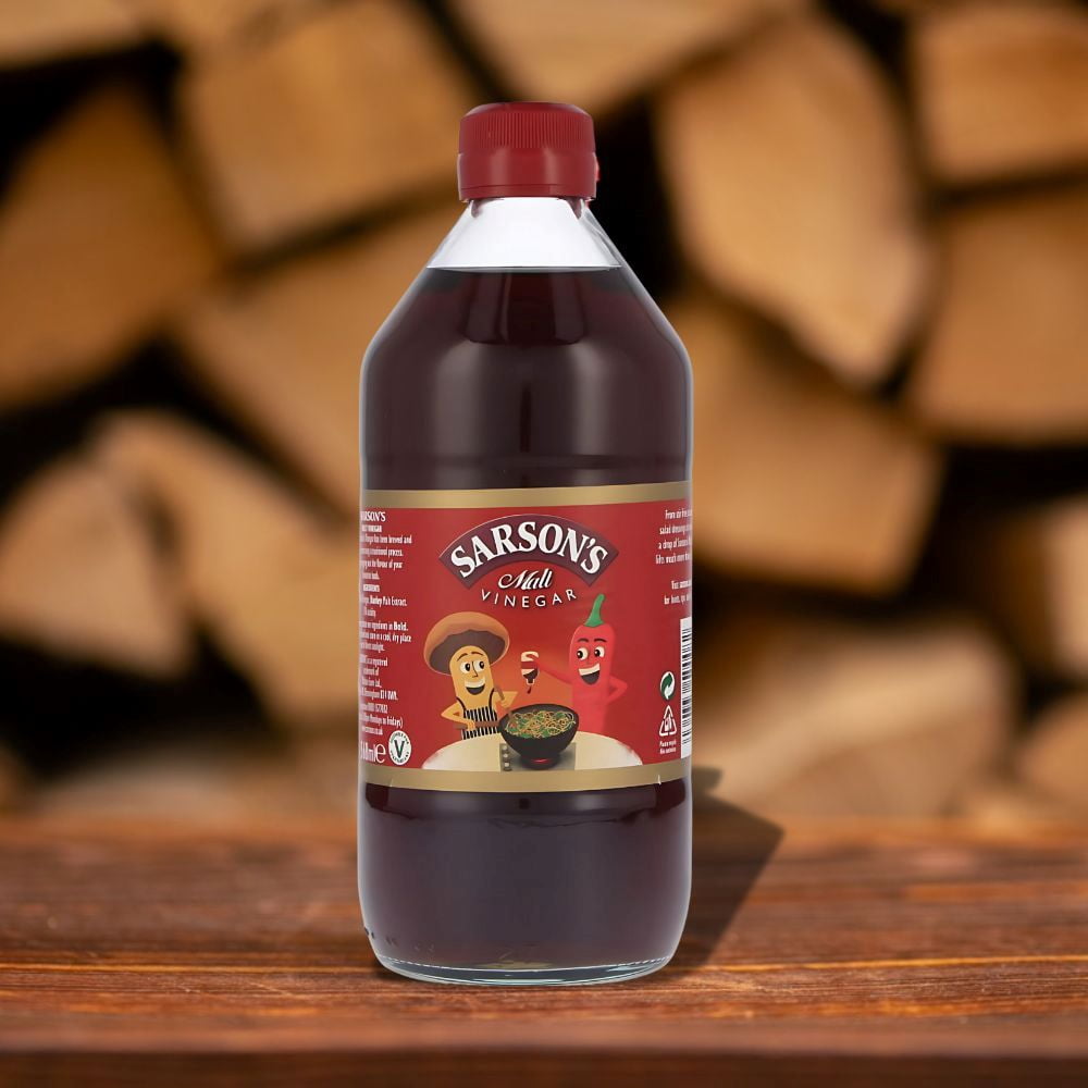 Sarsons Malt Vinegar 568ml (Pack of 6)