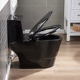 thumbnail image 4 of WOODBRIDGE Black B0941 Modern One Piece Toilet with Soft Closing Seat, 4 of 10