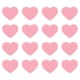 thumbnail image 1 of Parche de Hierro en Forma de Corazón Uxcell, Parches Bordados, Apliques, Embellecedores para Ropa Rosa Claro 16 Pcs, 1 of 7