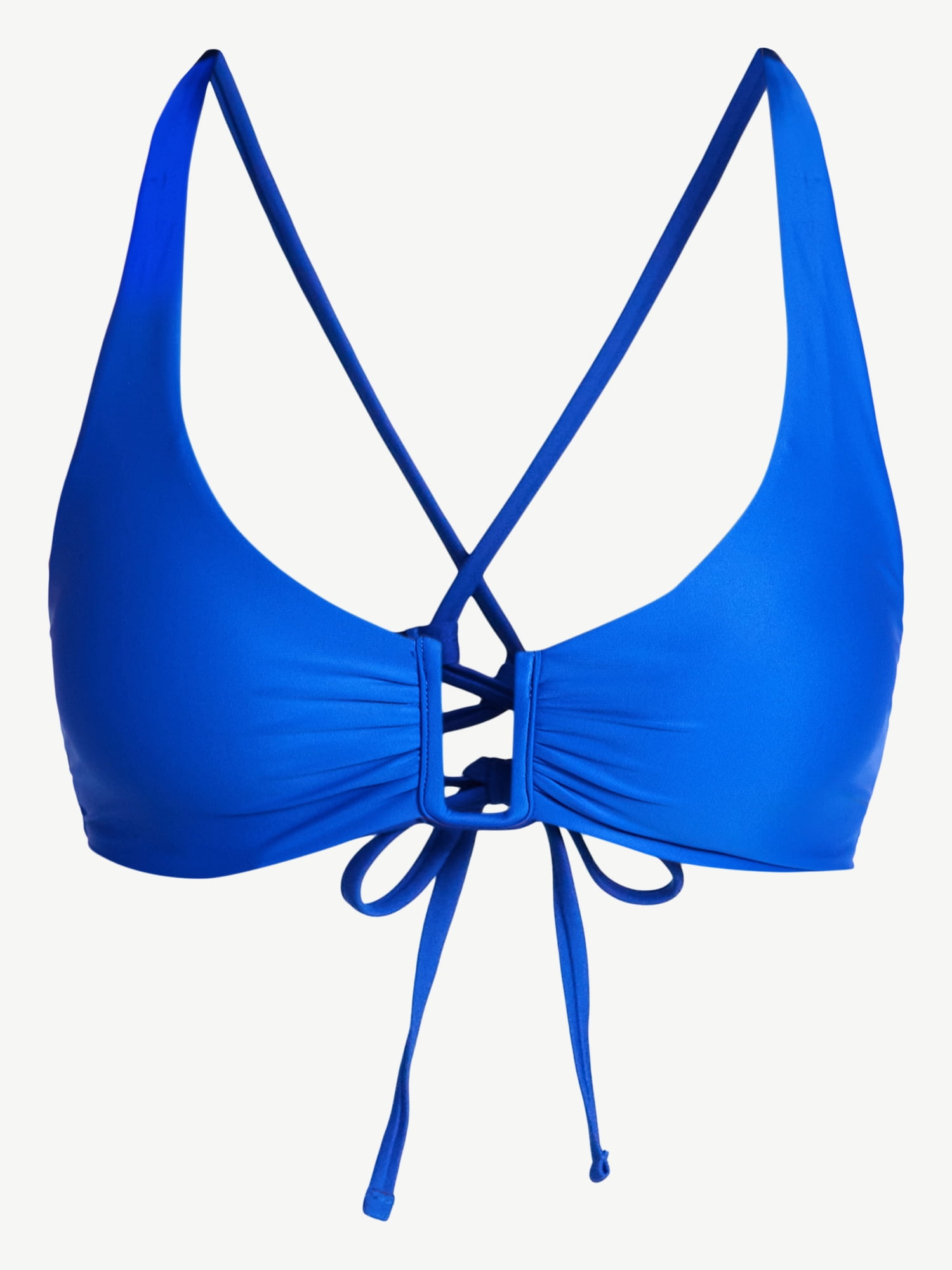 Time and Tru Women's Square Wire Bikini Top, Sizes XS-3X