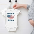 thumbnail image 5 of Puerto Rican Flag PR Peace Sign Romper Boys or Girls Infant Baby Brisco Brands NB, 5 of 6