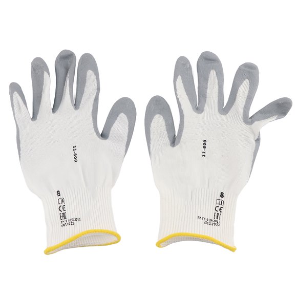 MAYUJIAA Universal Nylon Nitrile Coat Non slip Wear Resistant Protective Gloves (XL) AF323-3897