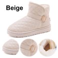 thumbnail image 1 of Slip On Bots Botas Nieve Tobillo Invernal La Plataforma Forrada Pieles Impermeables para Mujeres Al Aire Libre, 1 of 9