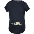thumbnail image 2 of Maternity Baby Peeking T Shirt Funny Pregnancy Tee for Expecting Mothers, 2 of 7