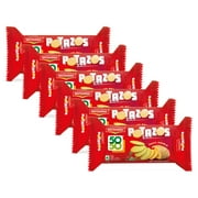 Britannia 50 50 Potazos Masti Masala Spicy Flavored Crisps 1.02oz (100g) - Delicious, Light & Crispy Grocery Cookies - Suitable for Vegetarian (Pack of 6)