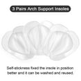 thumbnail image 2 of 3 Pairs Arch Support Shoe Insoles for Flat Feet, Gel Arch Inserts for Plantar Fasciitis, Adhesive Arch Pad for Relieve Pressure and Feet Pain, 2 of 5
