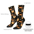 thumbnail image 4 of Logiee Bee and Honey Print Adult Socks for Men & Women,Calf Socks, Ankle Socks,Boots Socks,Breathable Casual Sock,Unisex Crew Socks, 4 of 6
