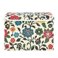 thumbnail image 7 of Yayeee Collapsible Storage Bin with Lid Fabric Closet Decorative Basket with Handles, Vibrant Floral, 7 of 7