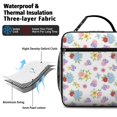 thumbnail image 4 of Pioneer Flower Floral Print Pattern Insulated Lunch Bag Teen,Lunch Bag Lunch Box for Men Women,Bento School Lunch Bag for Teen for Work,Picnic or Travel, 4 of 5