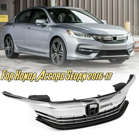 For 2016 2017 Honda Accord Sedan 4d Front Per Grille Upper For 2016 2017 Honda Accord Sedan 4d Front Per Grille Upper Top Grill Y