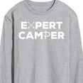 thumbnail image 3 of Instant Message - Camping - Expert Camper - Men's Long Sleeve T-Shirt, 3 of 6
