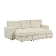 thumbnail image 6 of Miekor Furniture Upholstery Sleeper Sectional Sofa with Storage Bags and 2 cup holders on Arms W4US2AAA, 6 of 9