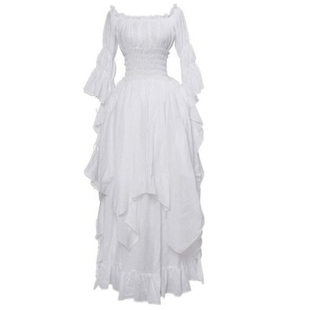

Cosplay Dresses for Women Solid Renaissance Gown Costume Princess Lace Maxi Dress Vintage Prom Cake Dress Evening Party Dress Formal Long Plus Size Evening Dress for Wedding Guest
