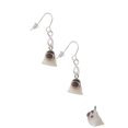 thumbnail image 3 of Delight Jewelry Resin Baby Seal Silver tone Infinity French Earrings, 3 of 4
