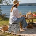 thumbnail image 4 of Plastic Folding Step Stool for Kids and Adults | Heavy Duty Non-Slip Portable Stool for Home Kitchen Camping Outdoor Use | Compact Foldable Stool with Handle for Reaching High Shelves And, 4 of 6