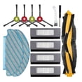 thumbnail image 1 of Rodillo cepillo lateral filtros mopa almohadillas para Ecovacs T8aivi T8max T8 Afortunado Sencillez, 1 of 5