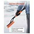 thumbnail image 4 of Snow Brush and Ice Scraper for Car Windshield, 27 Inch Aluminum Snow Removal Tool with Foam Grip, Detachable Snow Broom & Ice Scraper for Cars, Trucks, SUVs, 4 of 9