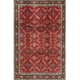 thumbnail image 1 of Ahgly Company Indoor Rectangle Traditional Dark Almond Brown Persian Area Rugs, 5' x 7', 1 of 6