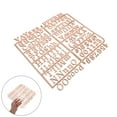 thumbnail image 7 of LOLIPPYY Plastic Alphabet & Symbol Letters for Felt DIY Message Boards, Changeable Felt Sign Accessories for Events, Home, Business, Holiday Decor Gold, 7 of 7