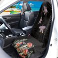 thumbnail image 3 of POLERO Terry Cloth Car Seat Towel Cover Machine Washable, Compatible with Truck Seat Van, Bucket Seat Protector Fit for Sedan Vehicle, Moth Mushroom 1 Pack, 3 of 7