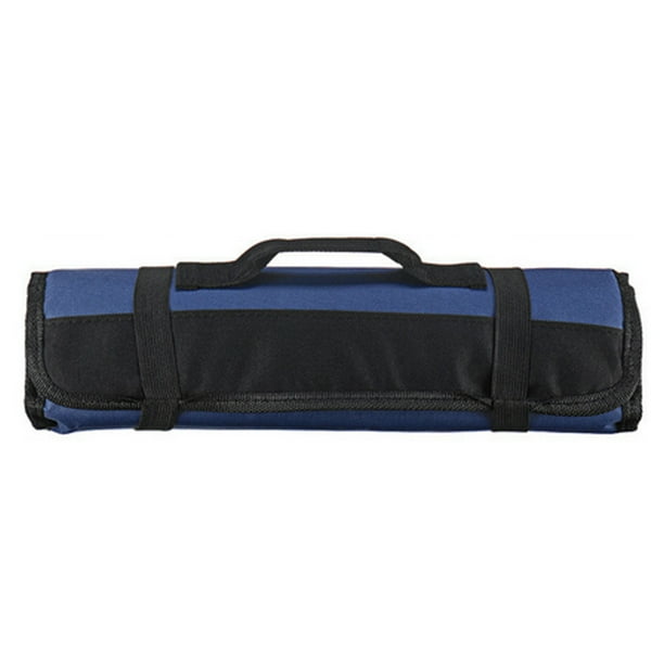 Matsuzay Estuche ligero multifunción, bolsa de almacenamiento de herramientas de cocina, tela Oxford portátil para Chef, 22 bolsillos, bolsa Organizadores de utensilios de cocina Azul Matsuzay HA001822-02